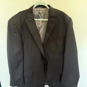 Vintage Oversized Men's Black Blazer